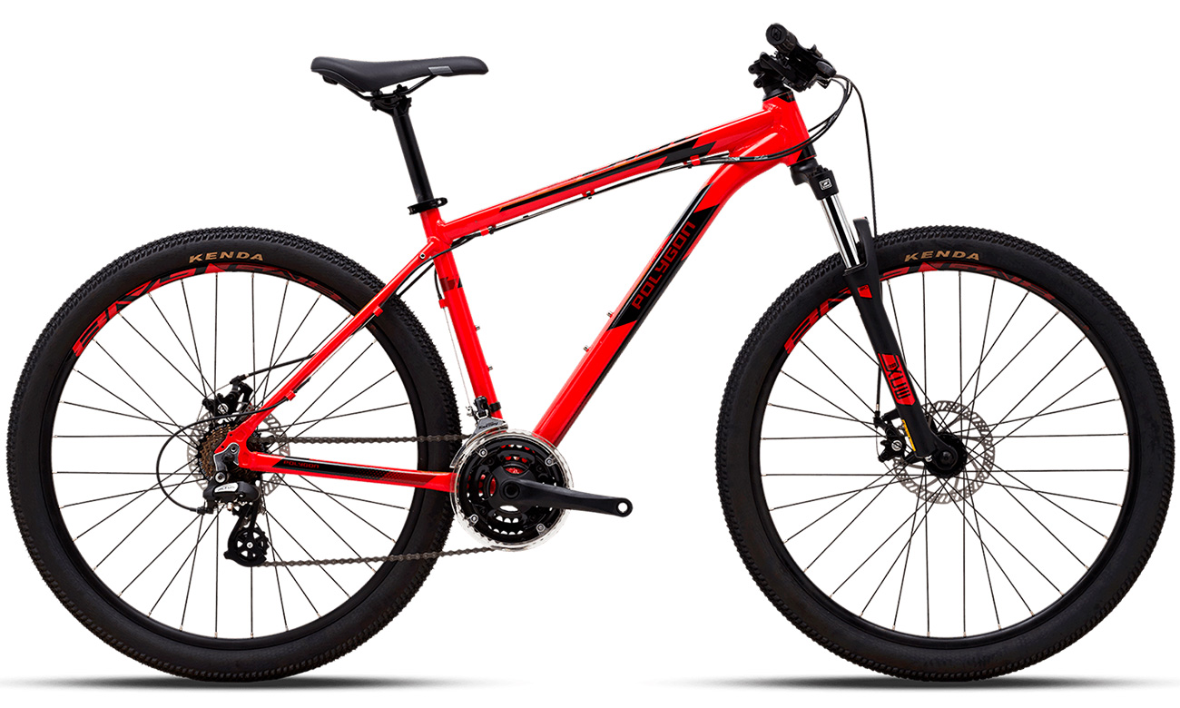 Фотография Велосипед POLYGON CASCADE 3 27,5" 2021, размер S, Red